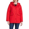 image:imagekate spade new york Midweight Hooded ALine Quilted JacketClassic Red