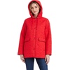image:imagekate spade new york Midweight Hooded ALine Quilted JacketClassic Red