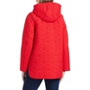image:imagekate spade new york Midweight Hooded ALine Quilted JacketClassic Red