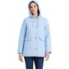 image:imagekate spade new york Midweight Hooded ALine Quilted JacketClear Sky