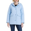 image:imagekate spade new york Midweight Hooded ALine Quilted JacketClear Sky