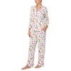 image:imagekate spade new york Pajamas for Women 2 Piece Set Comfy Modal Classic 34 Sleeve Notch Collar Button Top amp PantsMakeup Toss