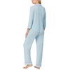 image:imagekate spade new york Pajamas for Women 2 Piece Set Comfy Modal Classic 34 Sleeve Notch Collar Button Top amp PantsMini Hearts
