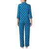 image:imagekate spade new york Pajamas for Women 2 Piece Set Comfy Modal Classic 34 Sleeve Notch Collar Button Top amp PantsMulti Turtles
