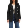 image:imagekate spade new york Short Double Breasted Trench CoatBlack