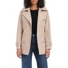 image:imagekate spade new york Short Double Breasted Trench CoatSoft Taupe