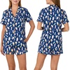 image:imagekate spade new york Short Sleeve Brushed Jersey Notch Boxer Pajama SetIcy Treats