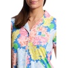 image:imagekate spade new york Short Sleeve Brushed Jersey Notch Boxer Pajama SetPainterly Hydrangeas