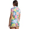 image:imagekate spade new york Short Sleeve Brushed Jersey Notch Boxer Pajama SetPainterly Hydrangeas