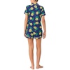 image:imagekate spade new york Short Sleeve Brushed Jersey Notch Boxer Pajama SetPineapple Toss