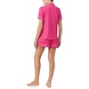 image:imagekate spade new york Short Sleeve Brushed Jersey Notch Boxer Pajama SetPink Lexington Dot