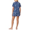 image:imagekate spade new york Short Sleeve Brushed Jersey Notch Boxer Pajama SetPuppy Love