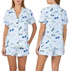 image:imagekate spade new york Short Sleeve Brushed Jersey Notch Boxer Pajama SetSunglasses Toss