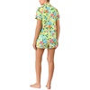 image:imagekate spade new york Short Sleeve Brushed Jersey Notch Boxer Pajama SetSunshine Blooms