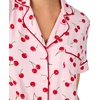 image:imagekate spade new york Short Sleeve Brushed Jersey Notch Boxer Pajama SetSweet Cherries
