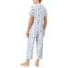 image:imagekate spade new york Short Sleeve Cropped PJ SetBlue Grid
