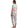 image:imagekate spade new york Short Sleeve Cropped PJ SetPainterly Hydrangeas