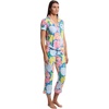 image:imagekate spade new york Short Sleeve Cropped PJ SetPainterly Hydrangeas