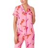 image:imagekate spade new york Short Sleeve Cropped PJ SetPink Print