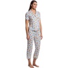 image:imagekate spade new york Short Sleeve Cropped PJ SetTossed Oranges