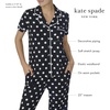 image:imagekate spade new york Short Sleeve Cropped Pant PJ SetBlack