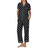 image:imagekate spade new york Short Sleeve Cropped Pant PJ SetLarge Dot