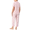image:imagekate spade new york Short Sleeve Cropped Pant PJ SetPink Print