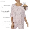 image:imagekate spade new york Short Sleeve Cropped Pant PJ SetScattered Pink Dot