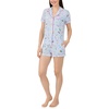 image:imagekate spade new york Short Sleeve Knit Shorty Pj SetBlue Park Picnic