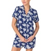 image:imagekate spade new york Short Sleeve Knit Shorty Pj SetPalm Trees