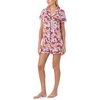 image:imagekate spade new york Short Sleeve Knit Shorty Pj SetPink City Blossoms