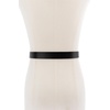 image:imagekate spade new york Womens 1 Inch Belt With Molten Metal Keeper Leather Accessory With Adjustable SizingBlack