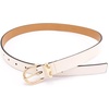 image:imagekate spade new york Womens 1 Inch Belt With Molten Metal Keeper Leather Accessory With Adjustable SizingCream