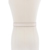 image:imagekate spade new york Womens 1 Inch Belt With Molten Metal Keeper Leather Accessory With Adjustable SizingCream