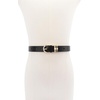 image:imagekate spade new york Womens 1 Inch Belt With Pearl amp Heart Keppers Leather Accessory Adjustable SizingBlack