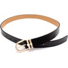 image:imagekate spade new york Womens 1 Inch Belt With Pearl amp Heart Keppers Leather Accessory Adjustable SizingBlack