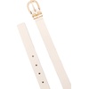 image:imagekate spade new york Womens 1 Inch Belt With Pearl amp Heart Keppers Leather Accessory Adjustable SizingCream