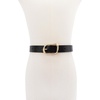 image:imagekate spade new york Womens 120 Inch Belt With Molten Metal Buckle Leather Accessory Adjustable SizingBlack