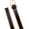 image:imagekate spade new york Womens 15 Inch Bow Belt With Straw Edge Stylish Accessory With Adjustable SizingBlack