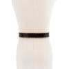 image:imagekate spade new york Womens 15 Inch Bow Belt With Straw Edge Stylish Accessory With Adjustable SizingBlack
