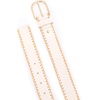 image:imagekate spade new york Womens 15 Inch Bow Belt With Straw Edge Stylish Accessory With Adjustable SizingCream