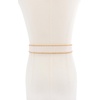 image:imagekate spade new york Womens 15 Inch Bow Belt With Straw Edge Stylish Accessory With Adjustable SizingCream