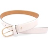 image:imagekate spade new york Womens 15 Inch Feather Edge BeltCream