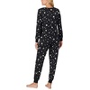 image:imagekate spade new york Womens 2Piece Long Sleeve Crew Neck Top amp Jogger Pants Pajama Lounge Set Velour Drawstring WaistNight Stars
