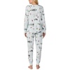 image:imagekate spade new york Womens 2Piece Long Sleeve Crew Neck Top amp Jogger Pants Pajama Lounge Set Velour Drawstring WaistWinter Village