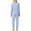 image:imagekate spade new york Womens 2Piece Long Sleeve Henley Top amp Jogger Pant Pajama Set Brushed Cozy Soft Jersey Ribbed CuffsClassic Zebra