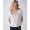 image:imagekate spade new york Womens Broderie Anglaise TopCream
