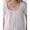 image:imagekate spade new york Womens Broderie Anglaise TopCream