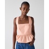 image:imagekate spade new york Womens CrossBack Peplum TopLight Cantaloupe
