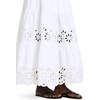 image:imagekate spade new york Womens Daisy Eyelet Tiered Maxi SkirtFresh White